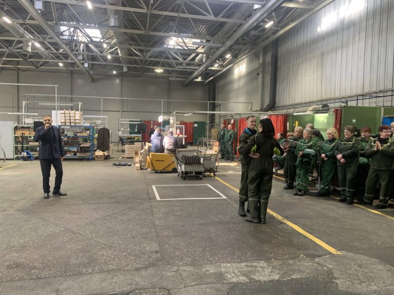 Праздник 8 марта на ОАО " Радиоволна"