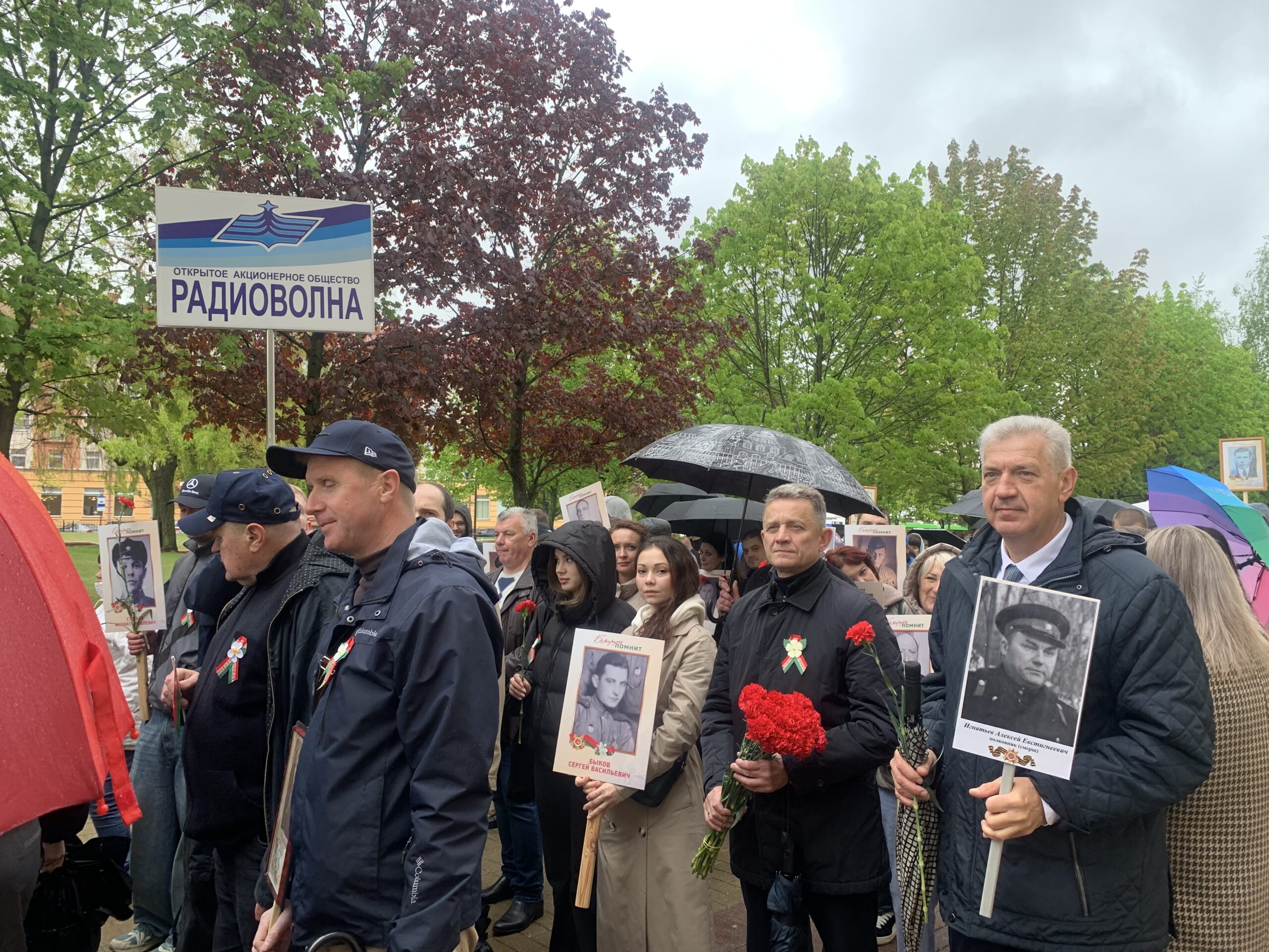 9 мая, торжественный митинг Гродно,  мирное небо,
Великая Победа